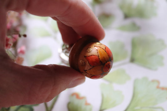 Wooden Acorn keyring - Of Wild and Wonder