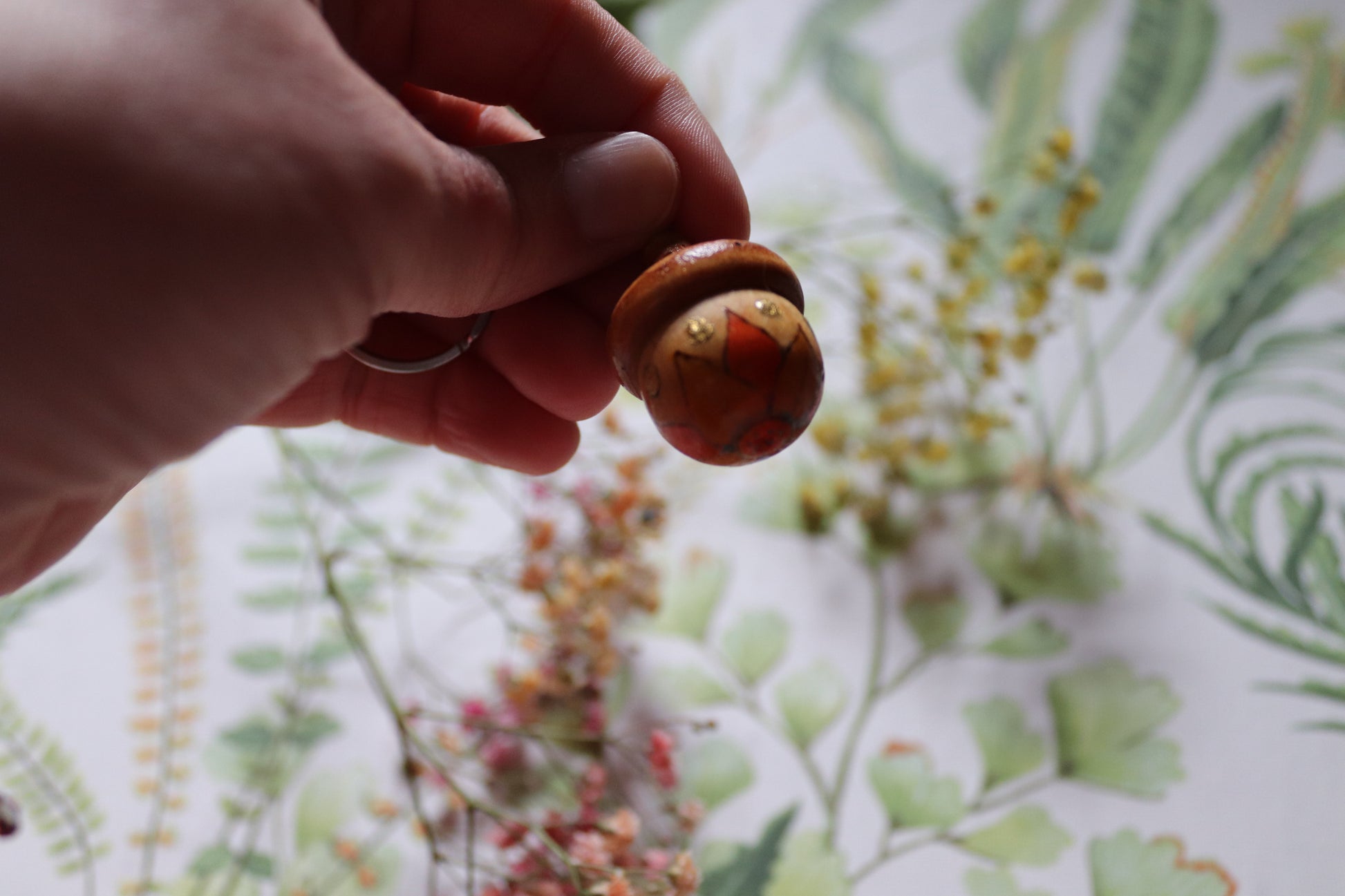 Wooden Acorn keyring - Of Wild and Wonder