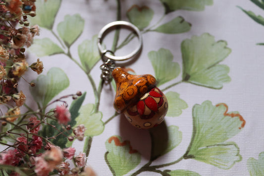 Wooden Acorn keyring - Of Wild and Wonder