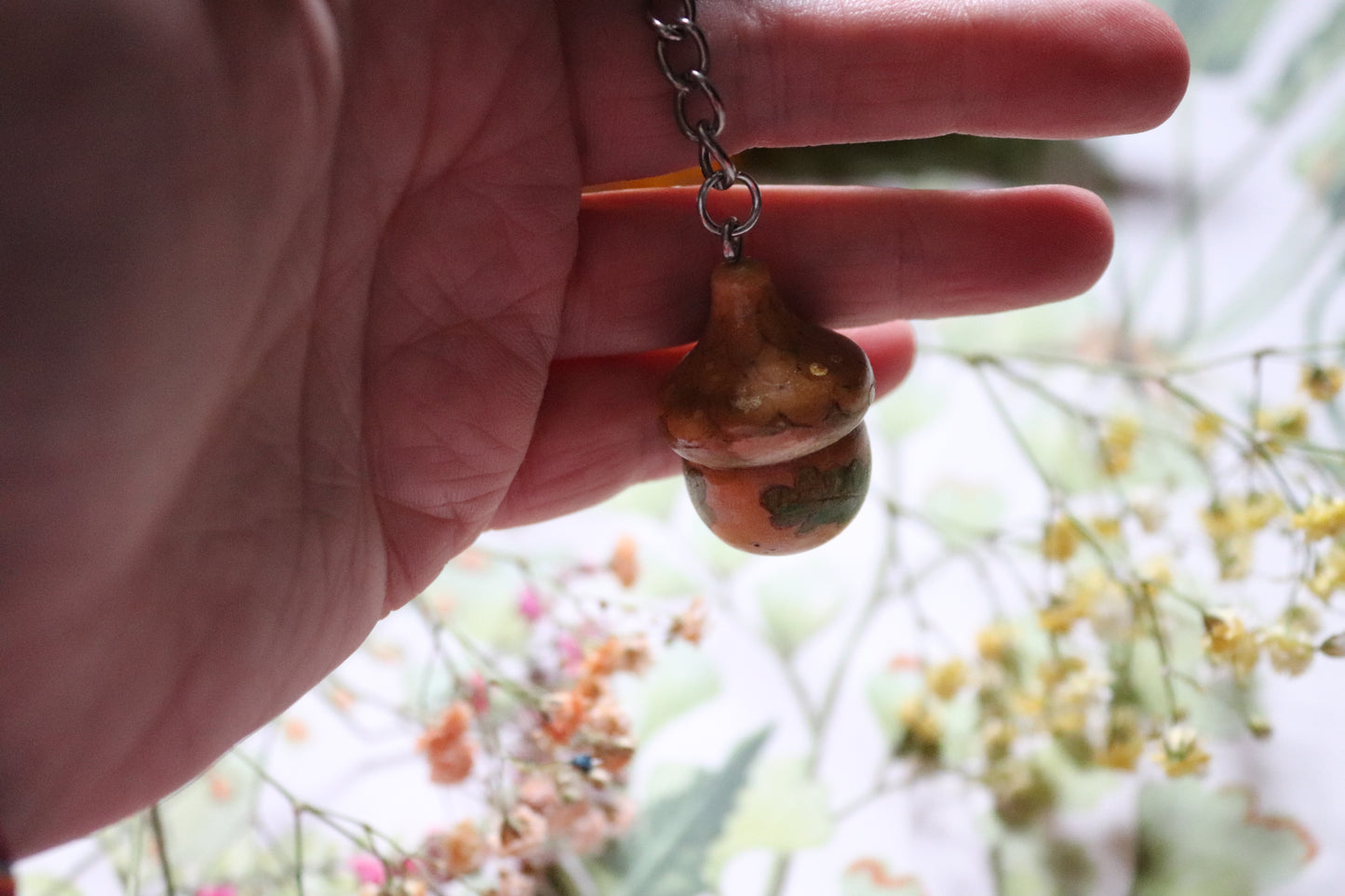 Wooden Acorn keyring - Of Wild and Wonder