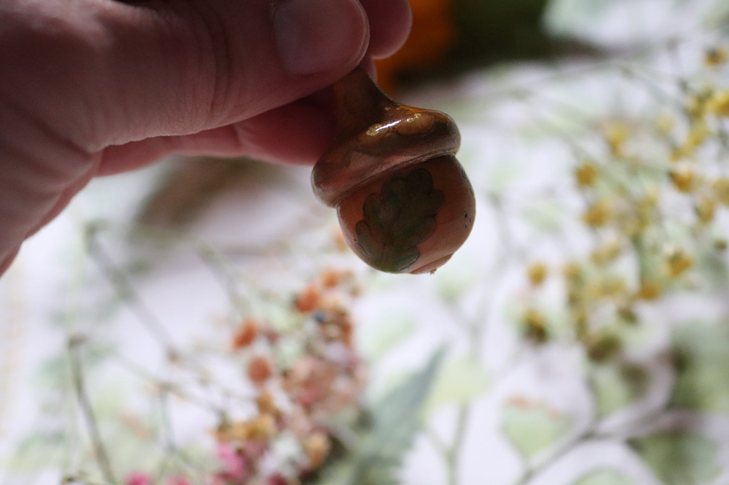 Wooden Acorn keyring - Of Wild and Wonder