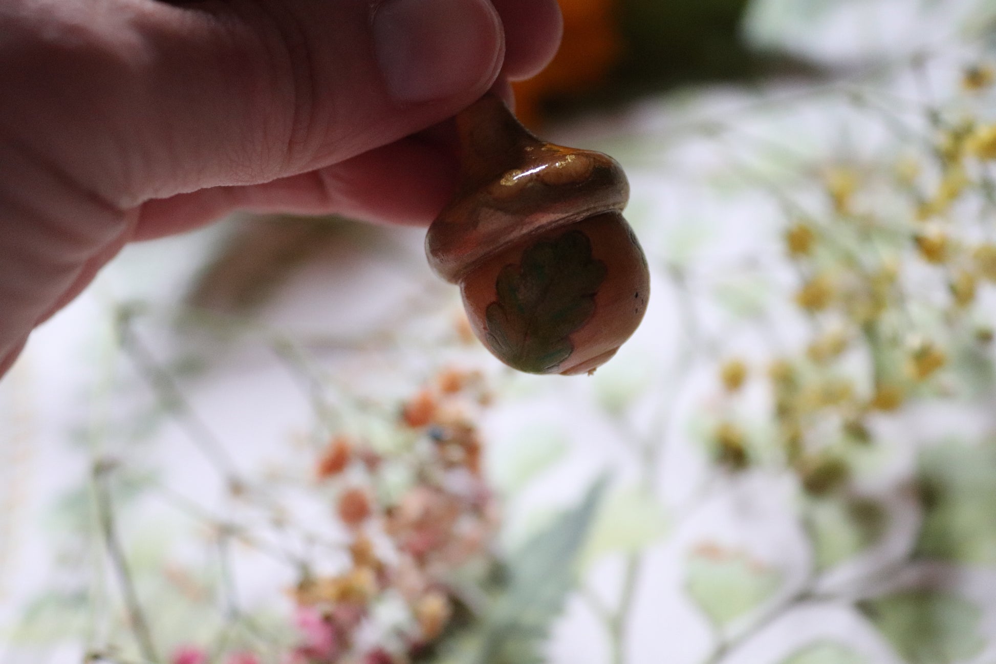 Wooden Acorn keyring - Of Wild and Wonder