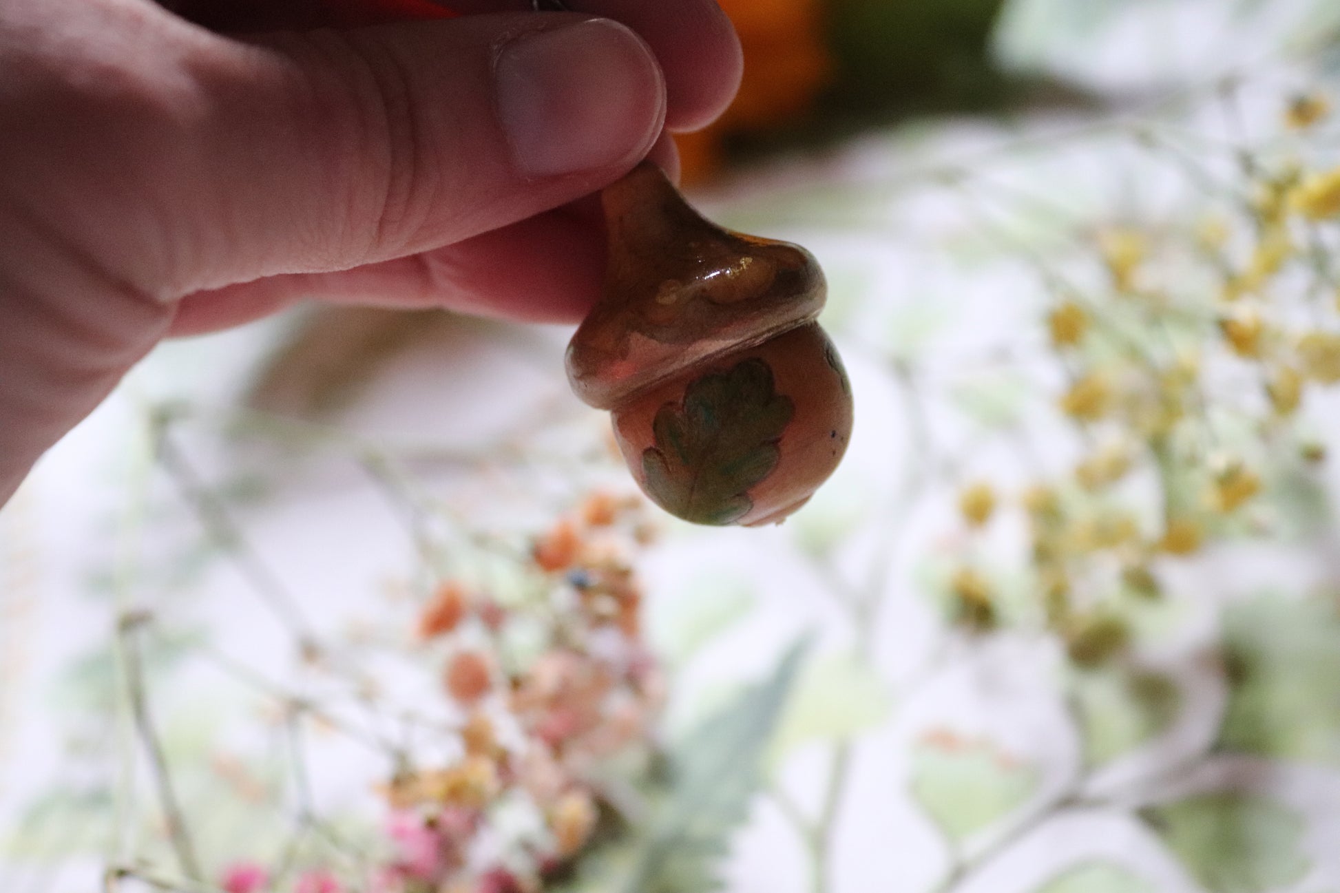 Wooden Acorn keyring - Of Wild and Wonder