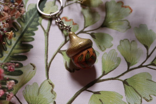 Wooden Acorn keyring - Of Wild and Wonder